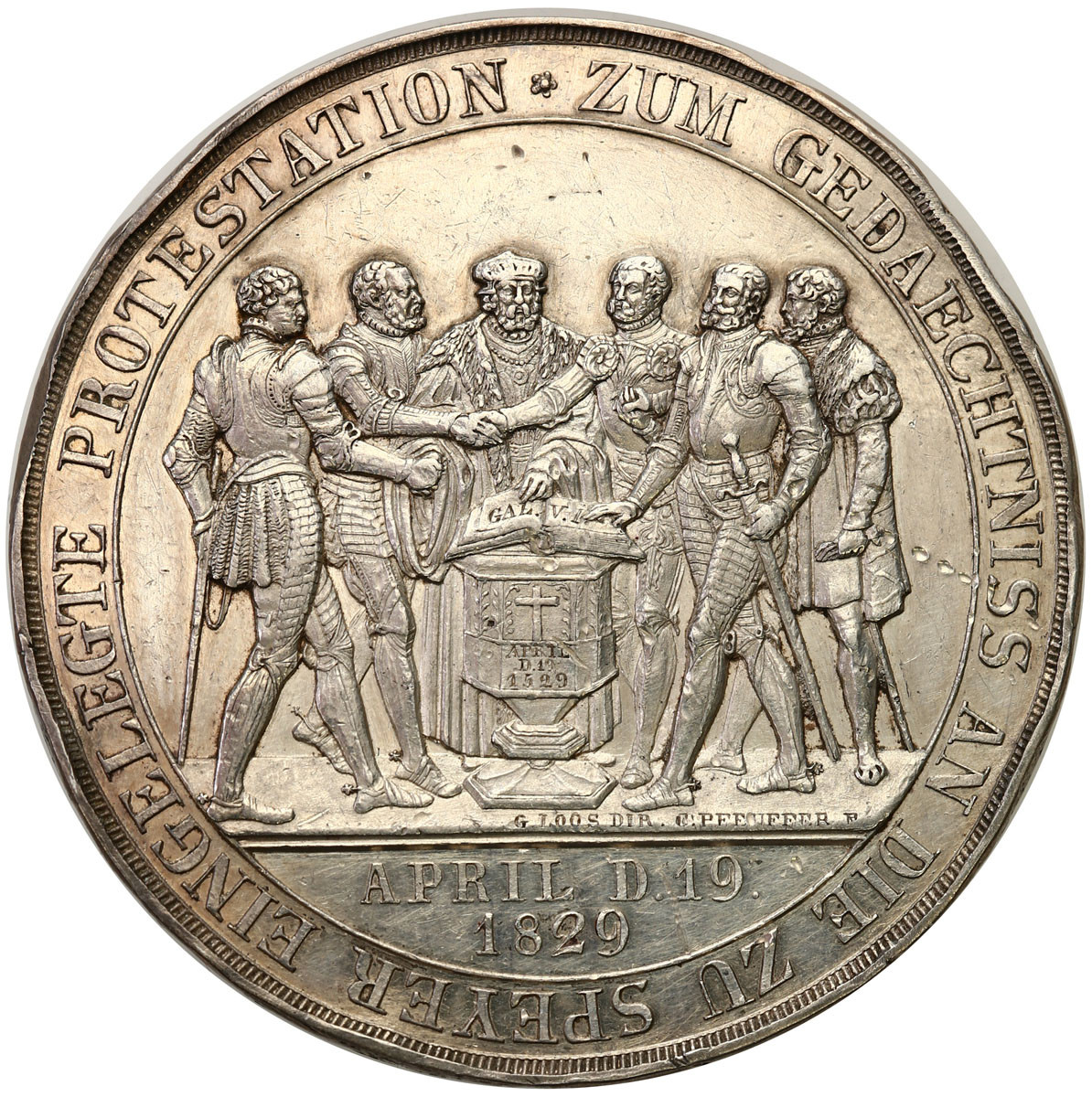 Niemcy, Saksonia. Medal 1829